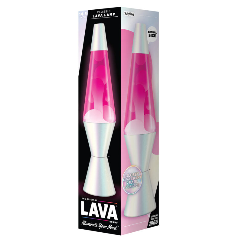 14.5″ Lava Lamp Opalescent Pearl - US 9203