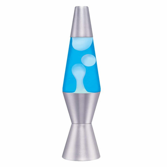 11.5″ LAVA Lamp – White/Blue/Silver - US 8414
