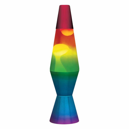 11.5″ LAVA Lamp Rainbow – White/Tricolor - US 2805