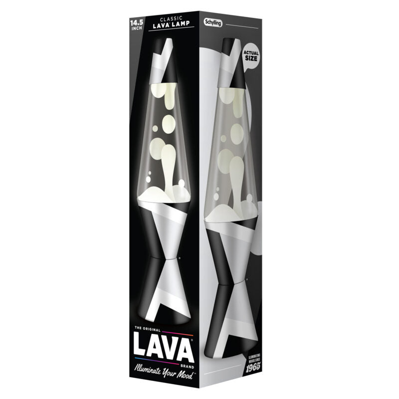 14.5″ Lava Lamp Polygonal White Tone - US 3815