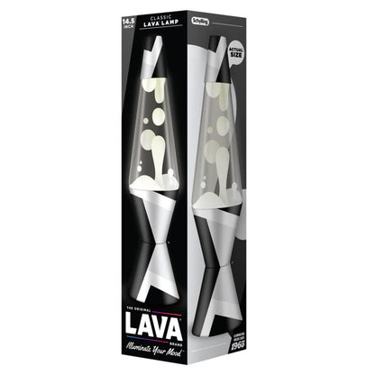 14.5″ Lava Lamp Polygonal White Tone - US 3815