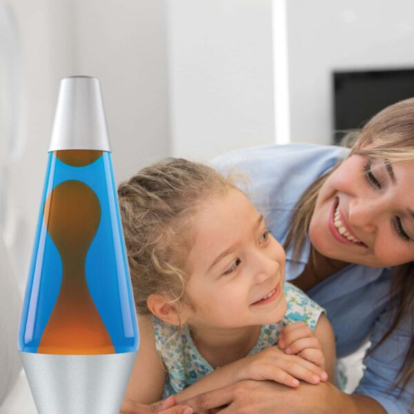 14.5” LAVA Lamp – Orange/Blue/Silver - US 5033