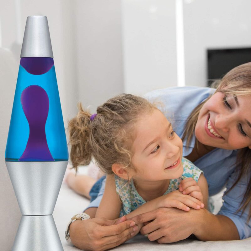 14.5″ LAVA Lamp – Purple/Blue/Silver - US 3061