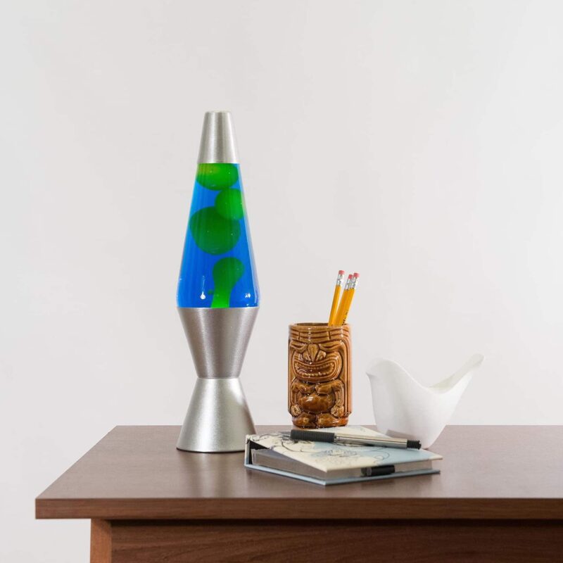 14.5” LAVA Lamp – Yellow/Blue/Silver - US 9932