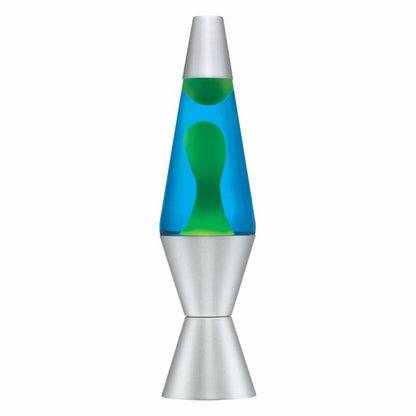 14.5” LAVA Lamp – Yellow/Blue/Silver - US 9932