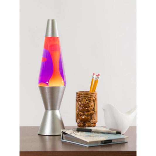 14.5” LAVA Lamp – Yellow/Purple/Silver - US 1387