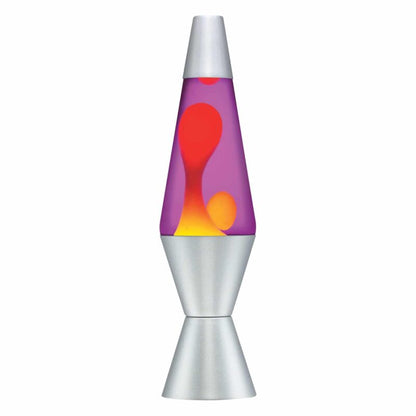 14.5” LAVA Lamp – Yellow/Purple/Silver - US 1387