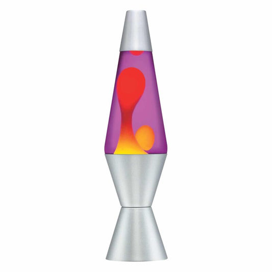 14.5” LAVA Lamp – Yellow/Purple/Silver - US 1387