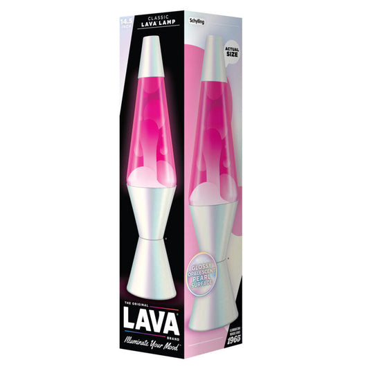 14.5″ Lava Lamp Opalescent Pearl - US 9203