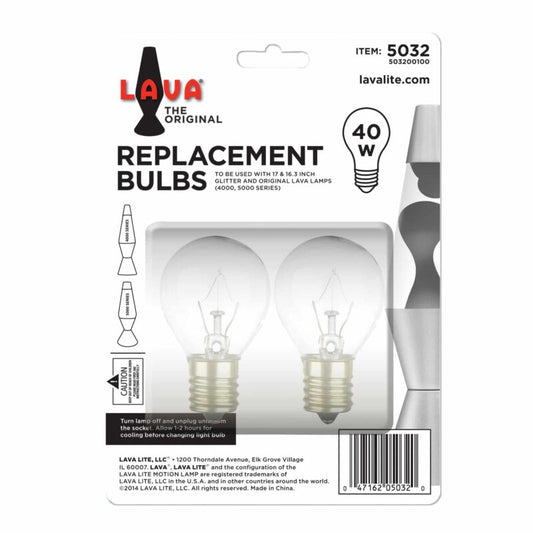 40W LAVA Lamp Light Bulb A15 - US 1524