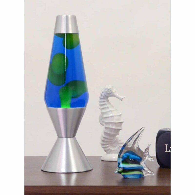16.3″ LAVA Lamp – Yellow/Blue/Silver - US 7935