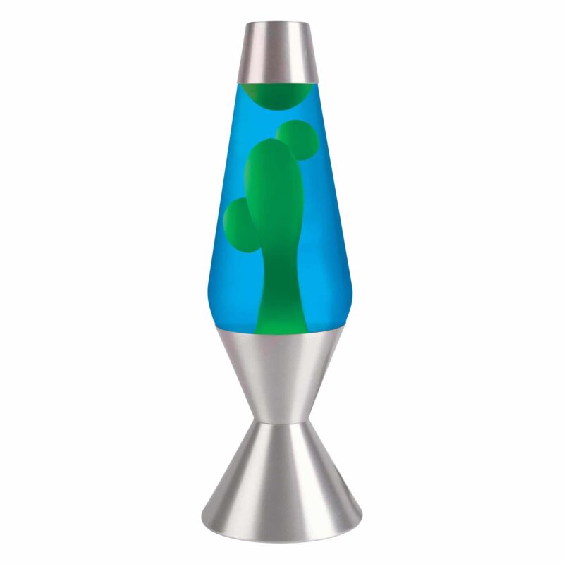 16.3″ LAVA Lamp – Yellow/Blue/Silver - US 7935