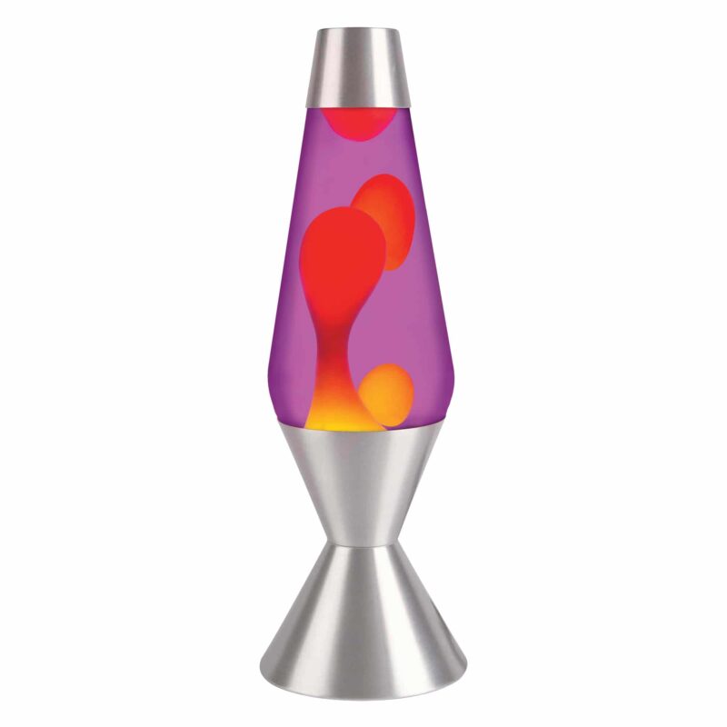 16.3″ LAVA Lamp – Yellow/Purple/Silver - US 5293