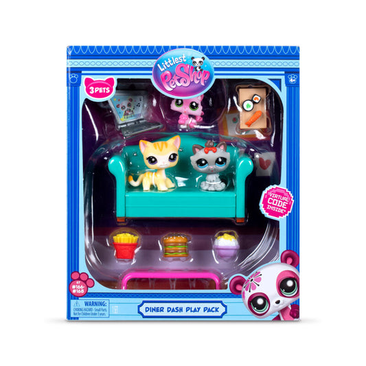 Littlest Pet Shop Diner Dash Play Pack - US 1338