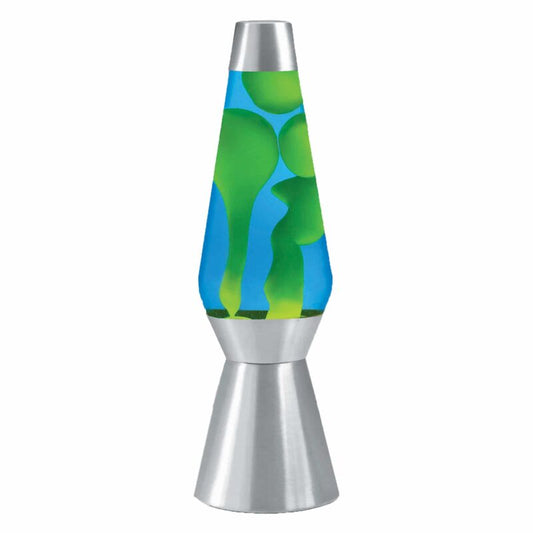 27″ LAVA Lamp Grande – Yellow/Blue/Silver - US 2076