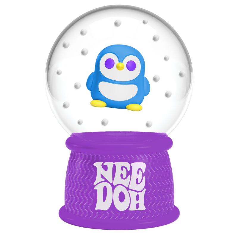 NeeDoh Squish N Flow Snow Globe - US 2883
