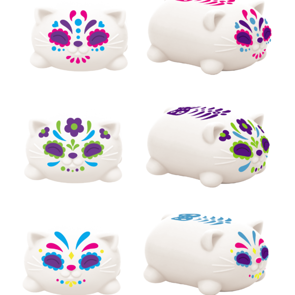 NeeDoh Sugar Skull Cats - US 5537